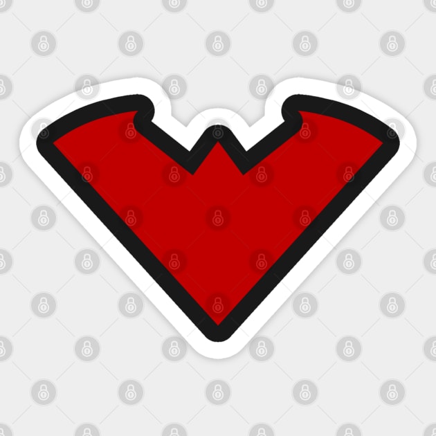 Grayson (red) Sticker by blinky2lame